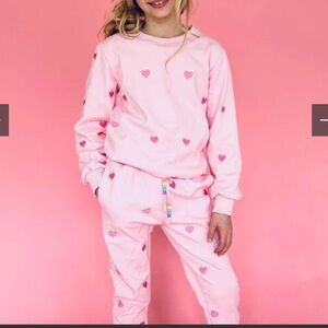 Lola and the Boys Heart Kids warm up Set